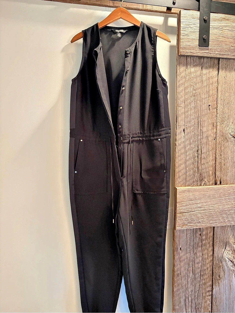 Banana Republic Black Jumpsuit Size 10 Like New